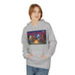 Killer Budz Fleece Hoodie with Devil's Lettuce Print, Unisex Cozy Sweatshirt for Campfire Nights, Halloween Gifts, Streetwear