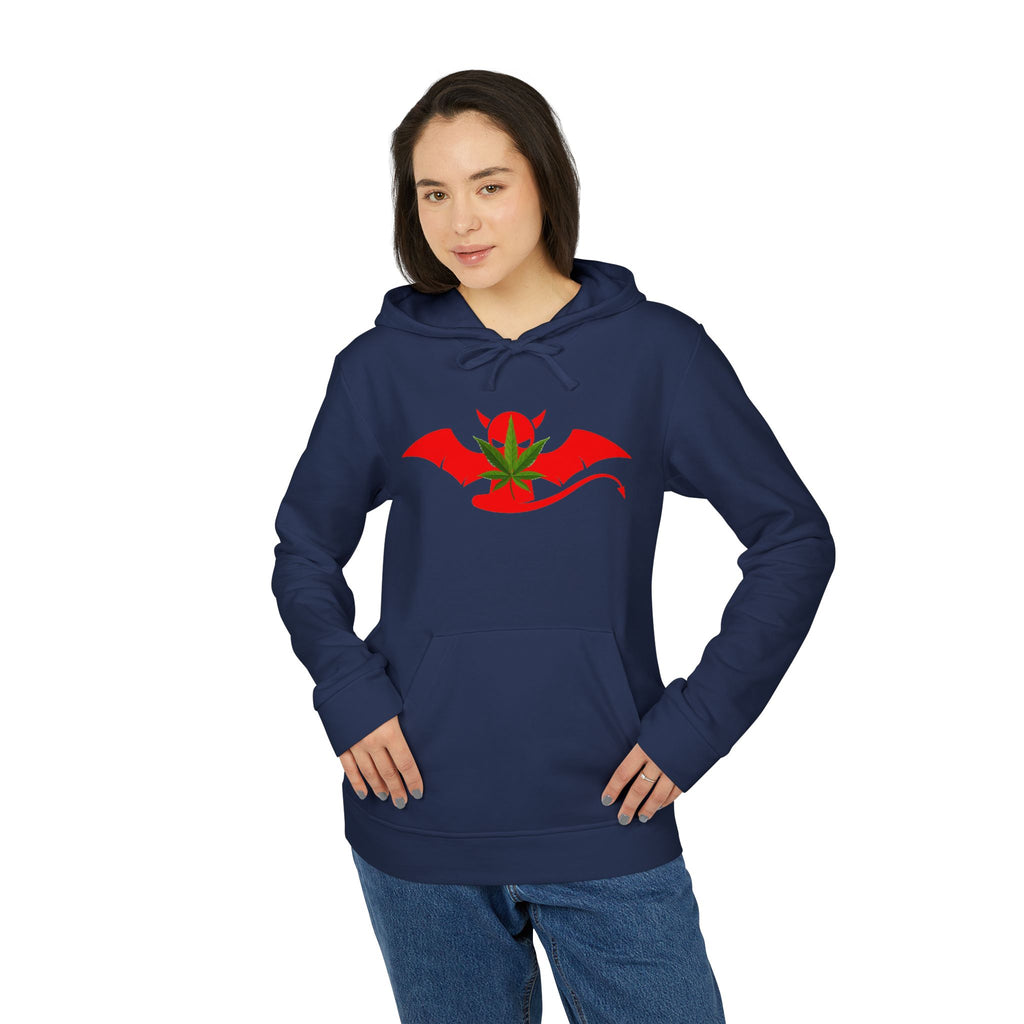 Devil’s Lettuce Hoodie — Graphic White Fleece Pullover