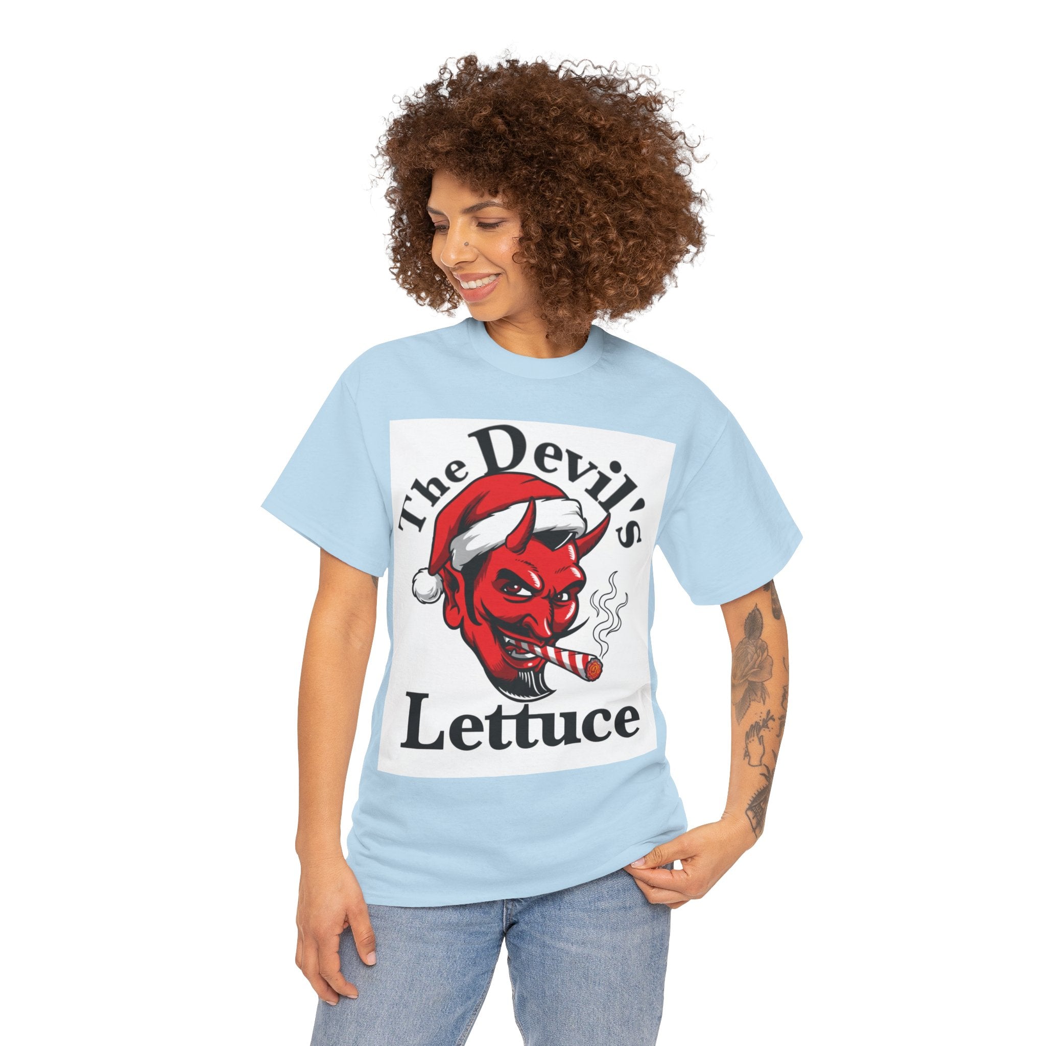 Devil's Lettuce Logo / Christmas Cotton Tee