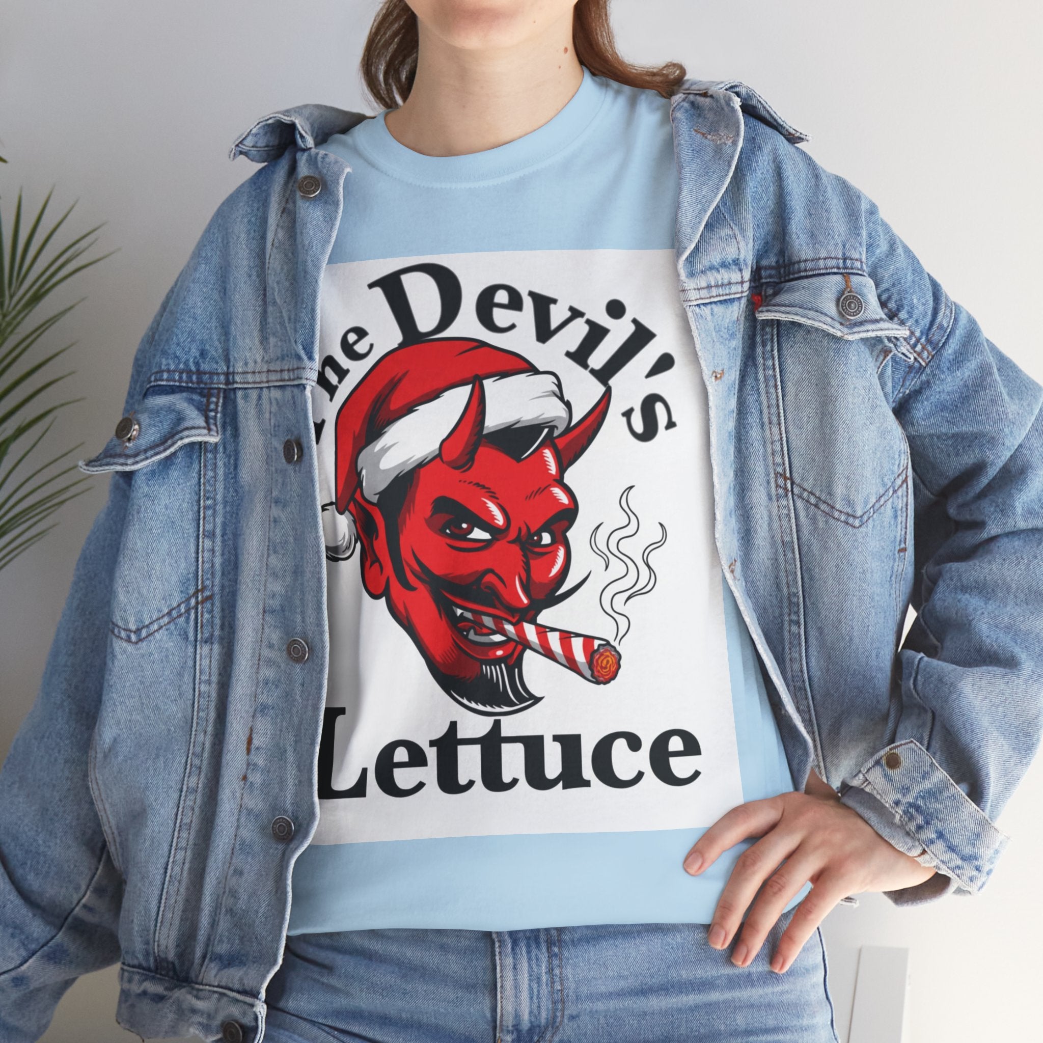 Devil's Lettuce Logo / Christmas Cotton Tee