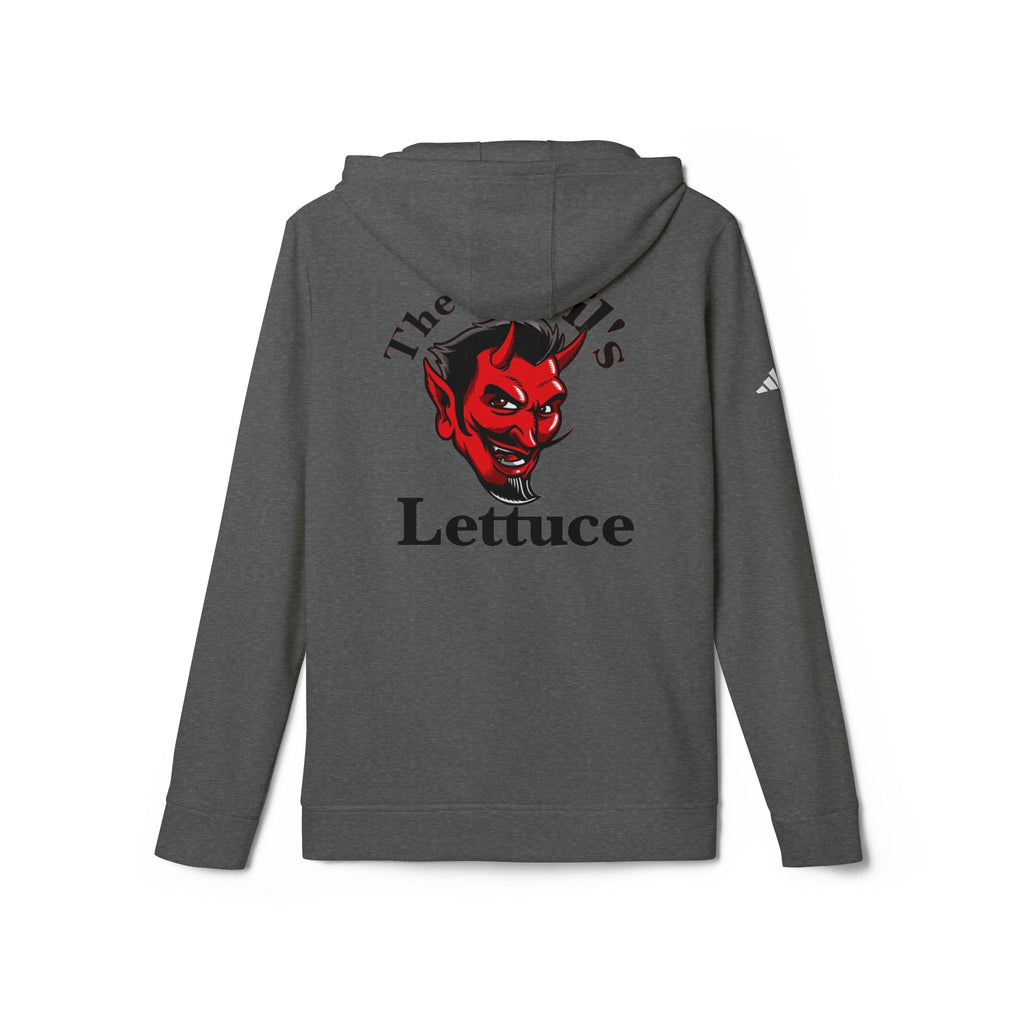 Devil’s Lettuce Hoodie — Graphic White Fleece Pullover