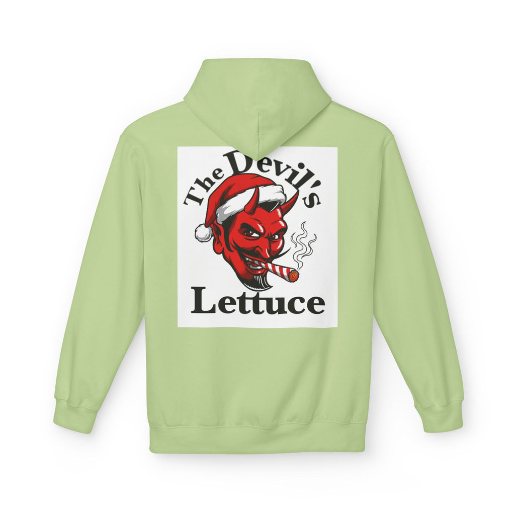 Classic Devil's Lettuce Christmas Hoodie - Premium Cannabis-Themed Apparel Unisex Cozy Sweatshirt for Campfire Nights, Christmas Gifts, Streetwear