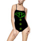 Women's One Piece Devil's Lettuce Swim suit