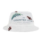 Country Club Bucket Hat/white (AOP)