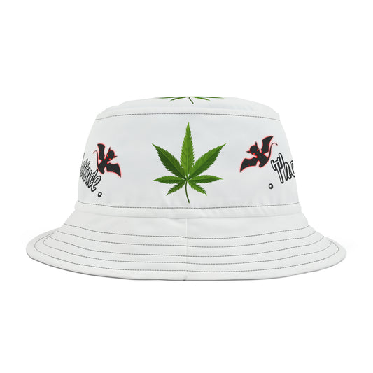 Devil's Lettuce Bucket Hat/white (AOP) 2