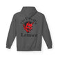 Killer Budz Fleece Hoodie with Devil's Lettuce Print, Unisex Cozy Sweatshirt for Campfire Nights, Halloween Gifts, Streetwear