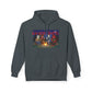 Killer Budz Fleece Hoodie with Devil's Lettuce Print, Unisex Cozy Sweatshirt for Campfire Nights, Halloween Gifts, Streetwear