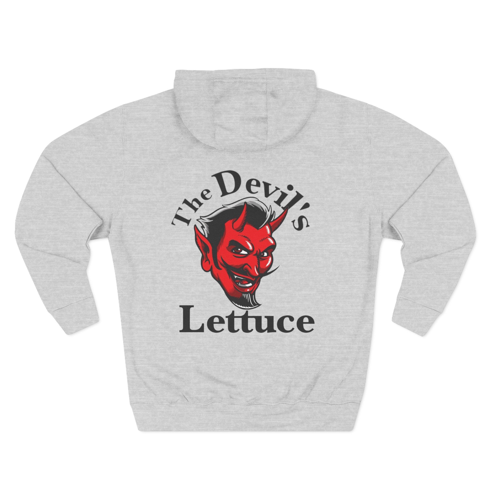 Camp Kush at Crystal LakeThree-Panel Fleece Hoodie, Cozy Casual Wear, Graphic Hoodie for Festivals, Men's and Women's Fashion, Perfect Gift for Stoners