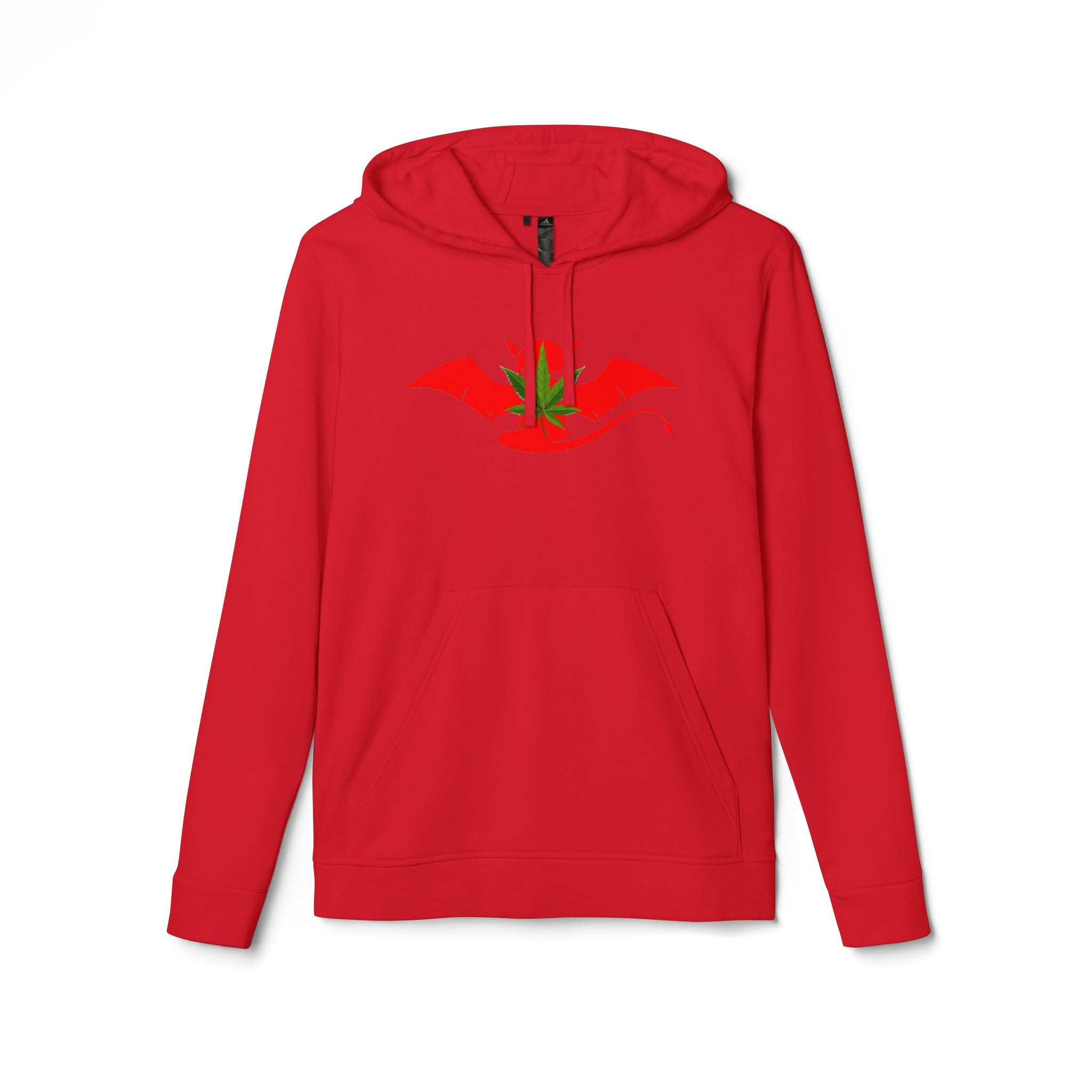 Devil’s Lettuce Hoodie — Graphic White Fleece Pullover