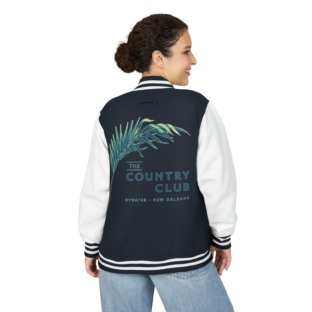Letterman Jacket - The Country Club Palm Logo Varsity Jacket