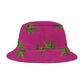 Devil's Lettuce Bucket Hat/pink (AOP)