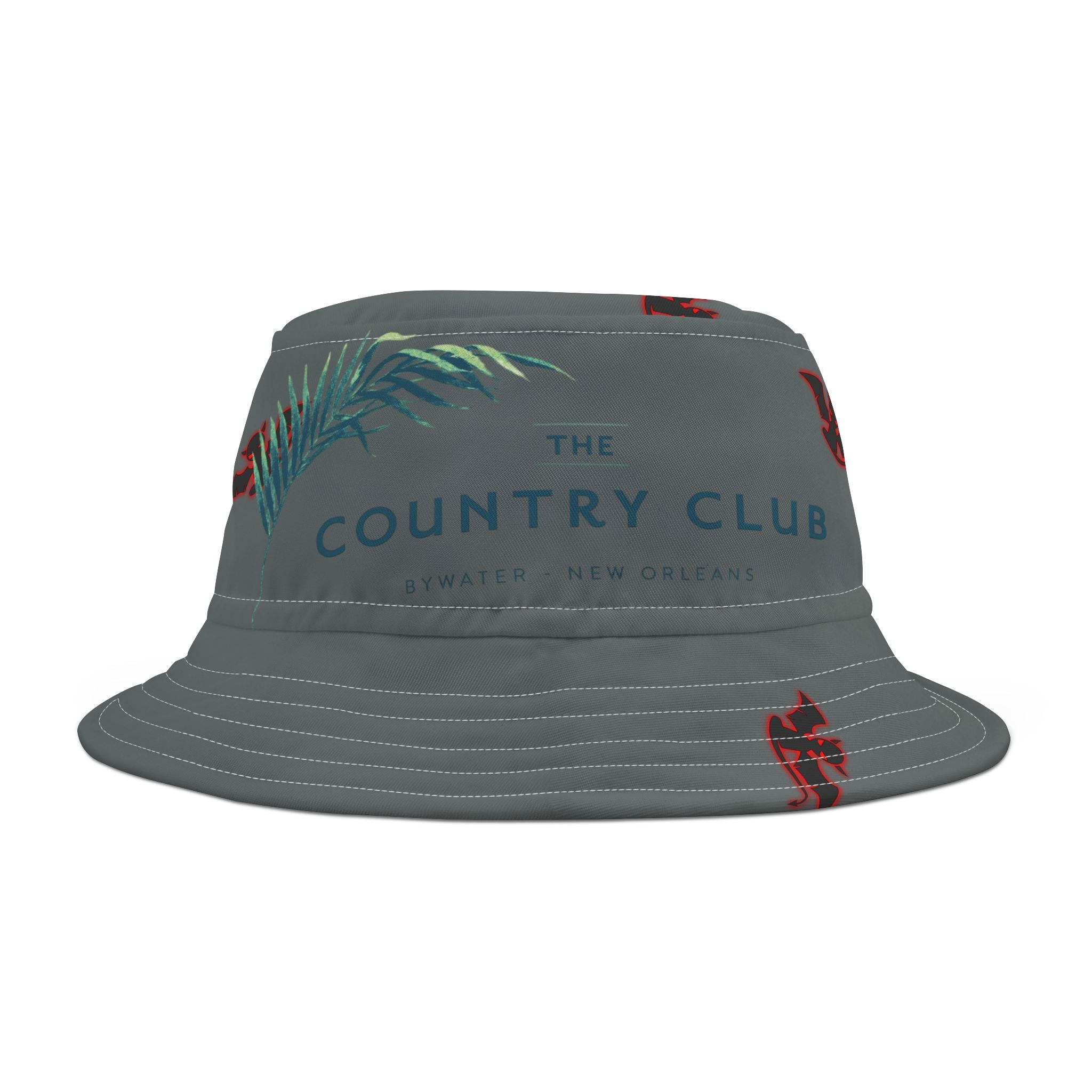 Country Club Bucket Hat/dark grey (AOP)