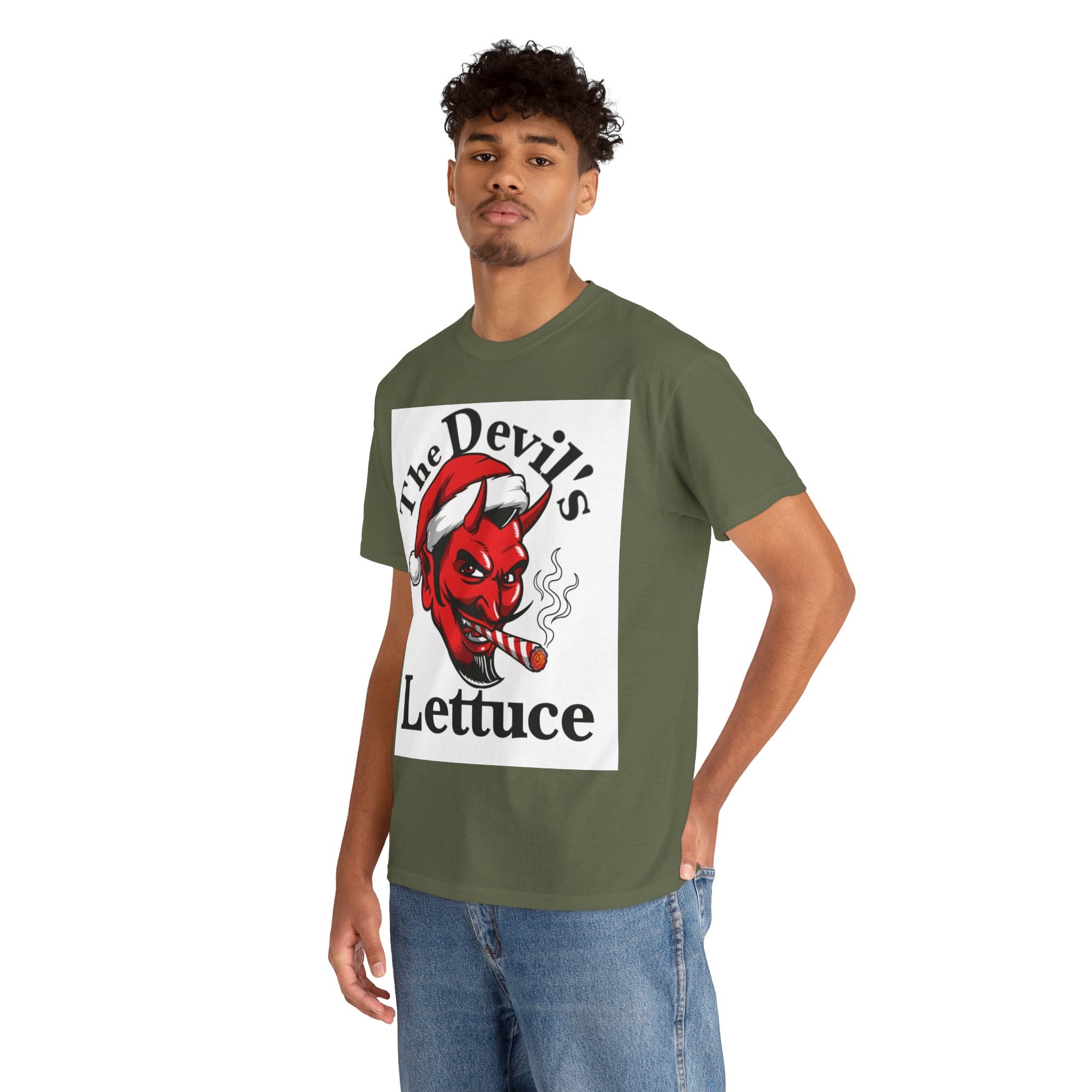 Devil's Lettuce Logo / Christmas Cotton Tee