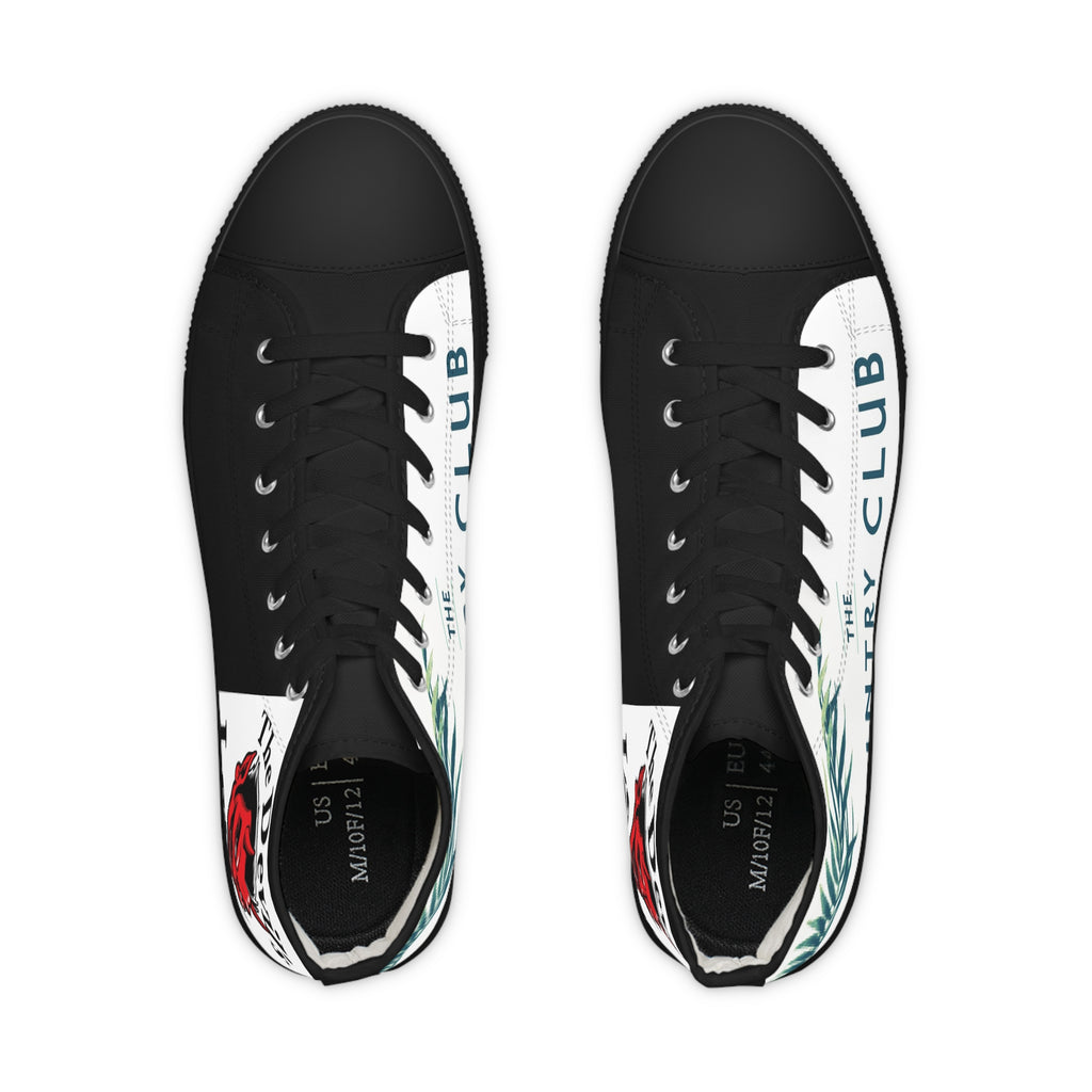 Country Club Men's High Top Sneakers Devil's Lettuce collection series 1