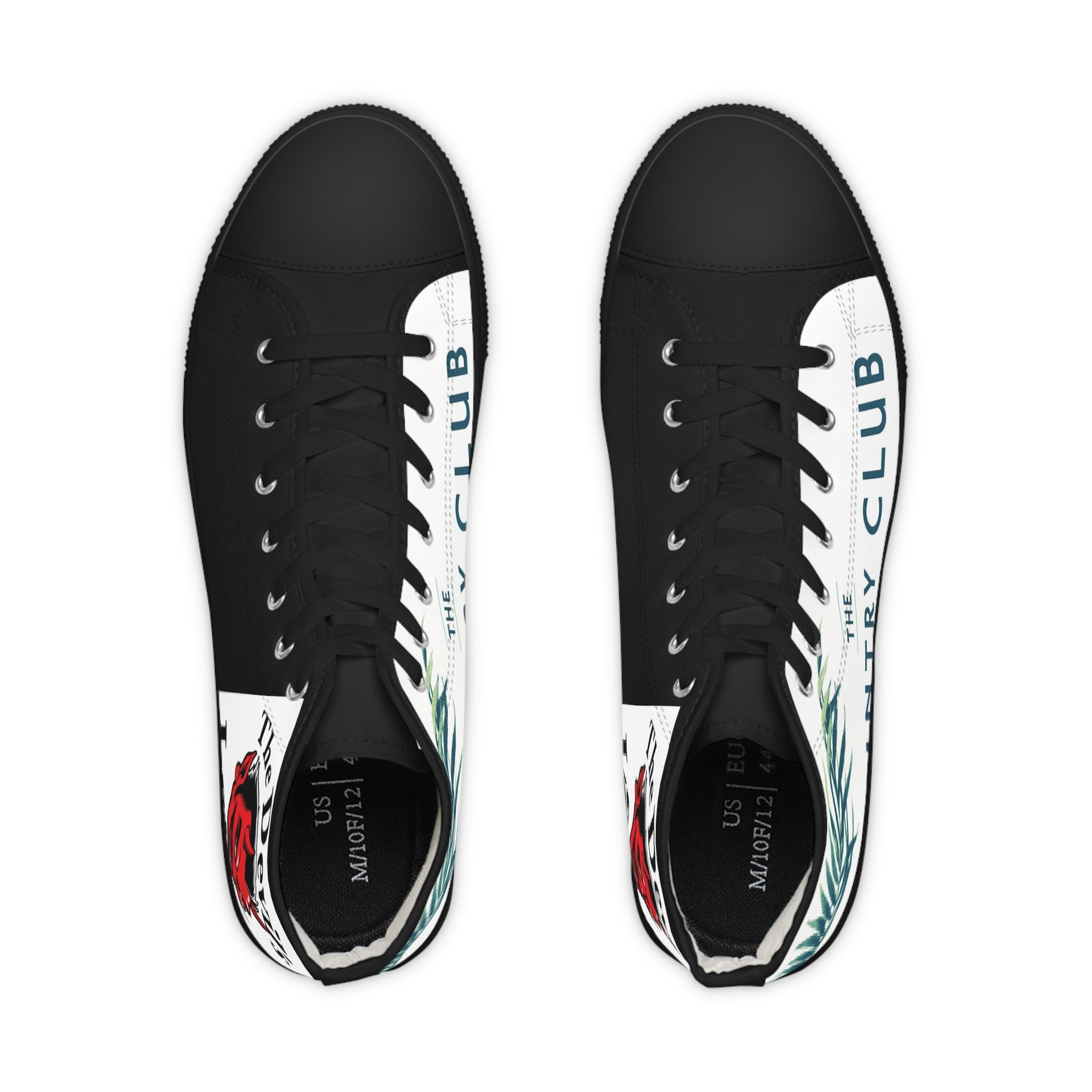 Country Club Men's High Top Sneakers Devil's Lettuce collection series 1