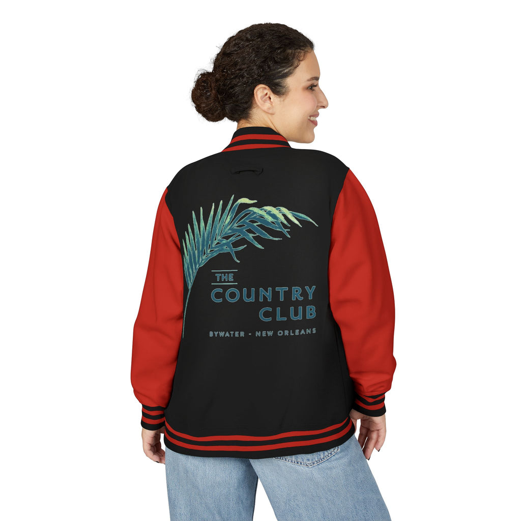 Letterman Jacket - The Country Club Palm Logo Varsity Jacket