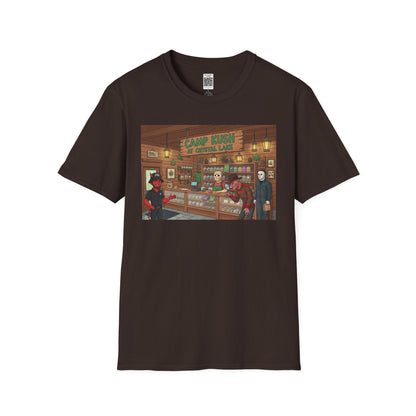 Camp Kush at CrystalLake, Ideal for Halloween Gatherings, Gift for Friends, Unique Design, Casual [...]