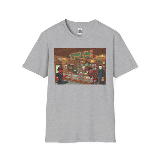Camp Kush at CrystalLake, Ideal for Halloween Gatherings, Gift for Friends, Unique Design, Casual [...]