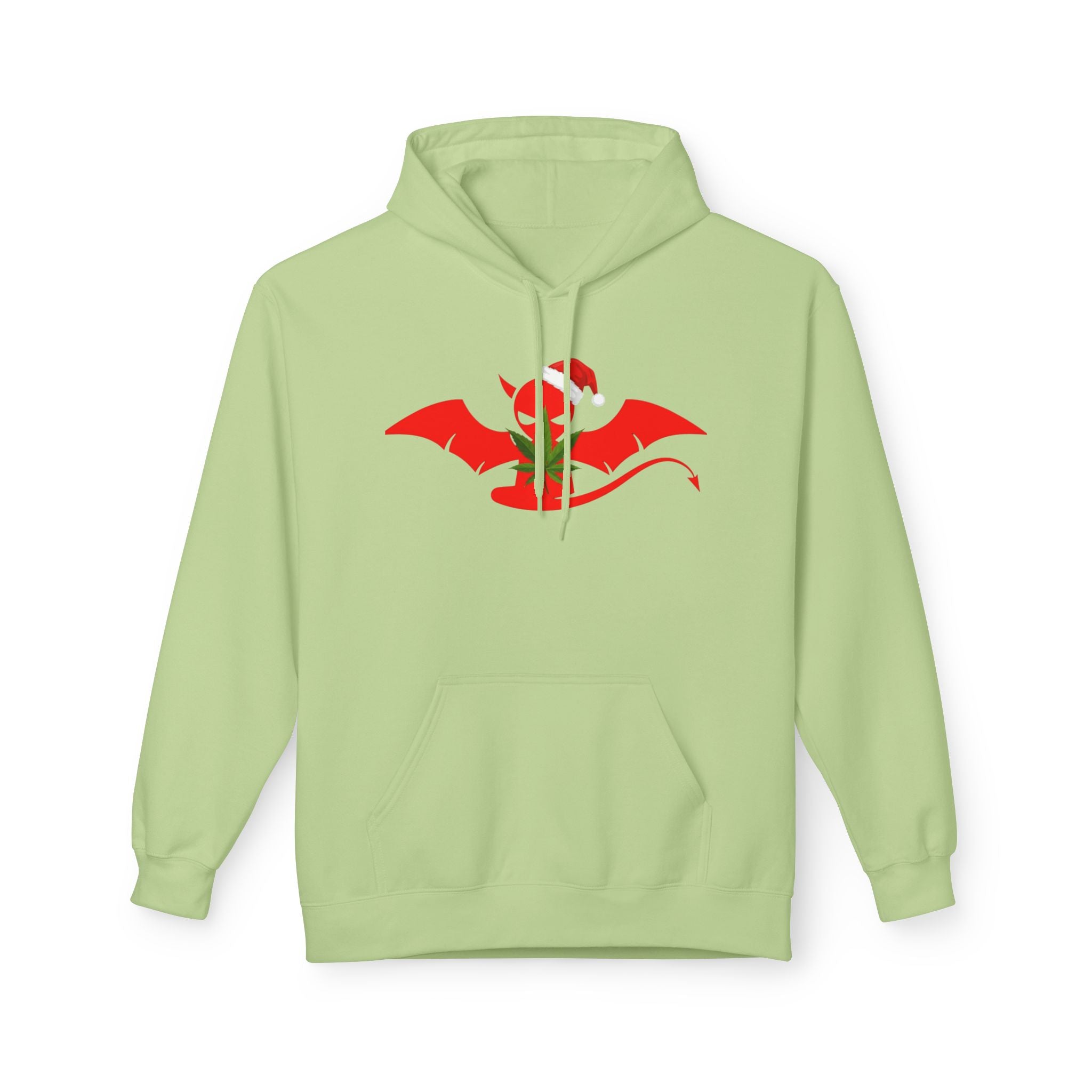 Classic Devil's Lettuce Christmas Hoodie - Premium Cannabis-Themed Apparel Unisex Cozy Sweatshirt for Campfire Nights, Christmas Gifts, Streetwear
