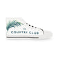 Country Club Men's High Top Sneakers Devil's Lettuce collection series 1