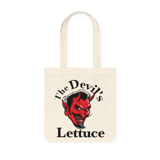 Devil's Lettuce Canvas Tote Bag Series 2(D.L.C.C. logo)