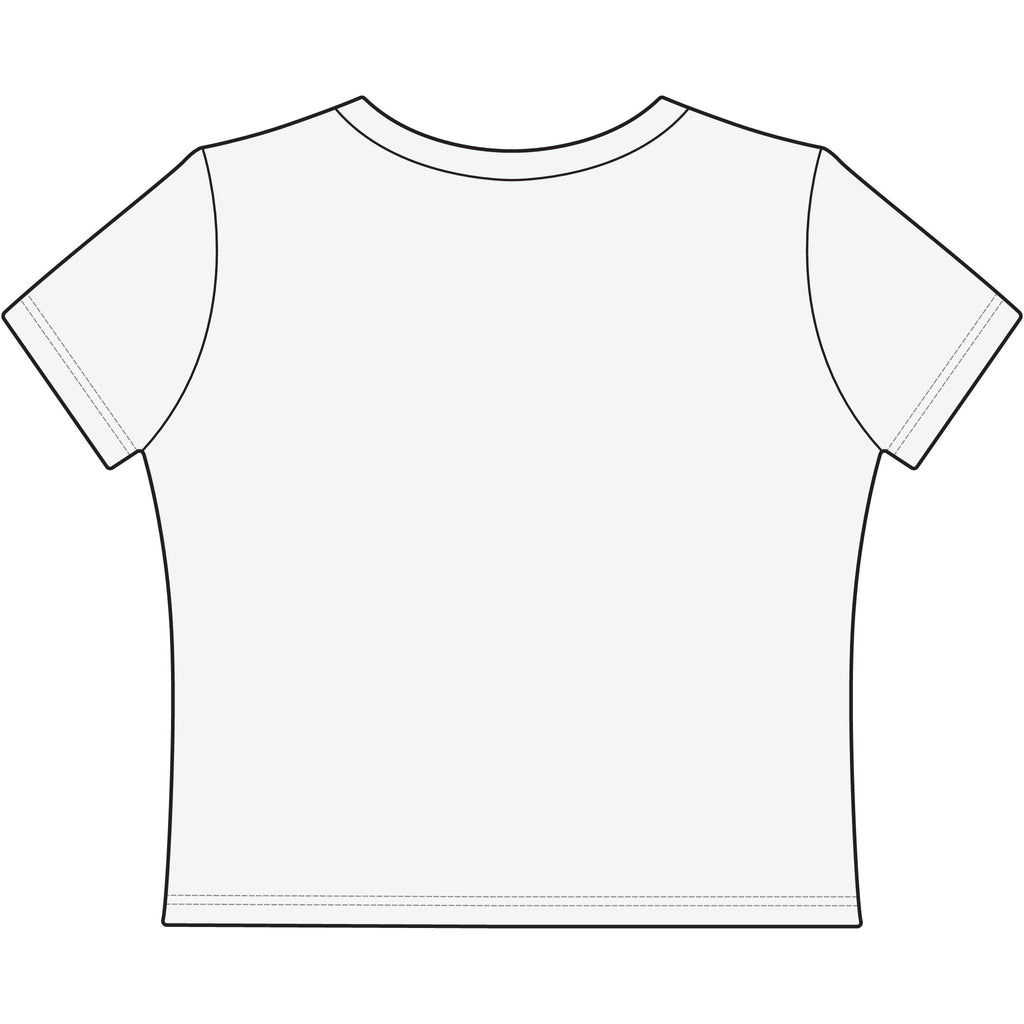 The Devil's Lettuce Baby Tee — Retro Devil Head Cannabis Humor Crop Top