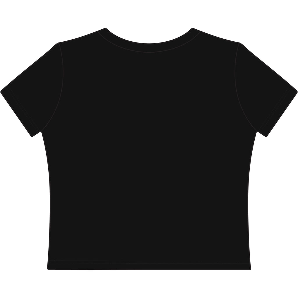 The Devil's Lettuce Baby Tee — Retro Devil Head Cannabis Humor Crop Top