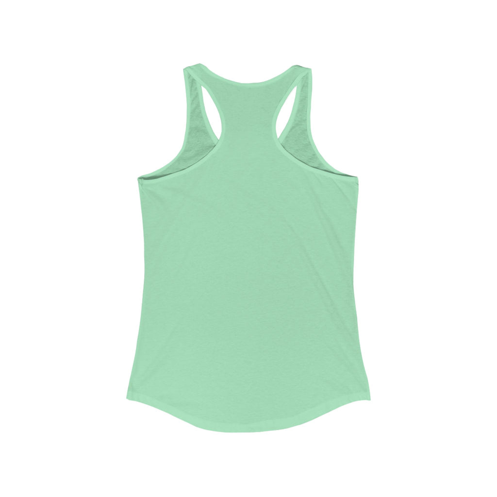 Women's Ideal Racerback Tank, Devil's Lettuce Series 1(royalty)