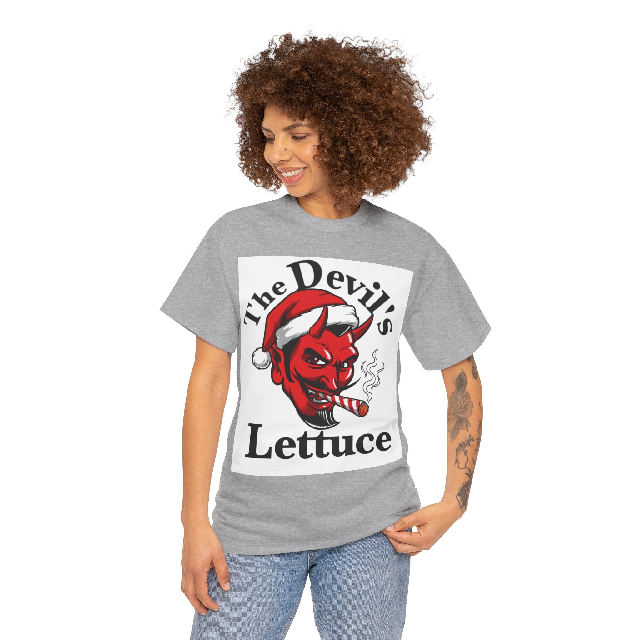 Devil's Lettuce Logo / Christmas Cotton Tee