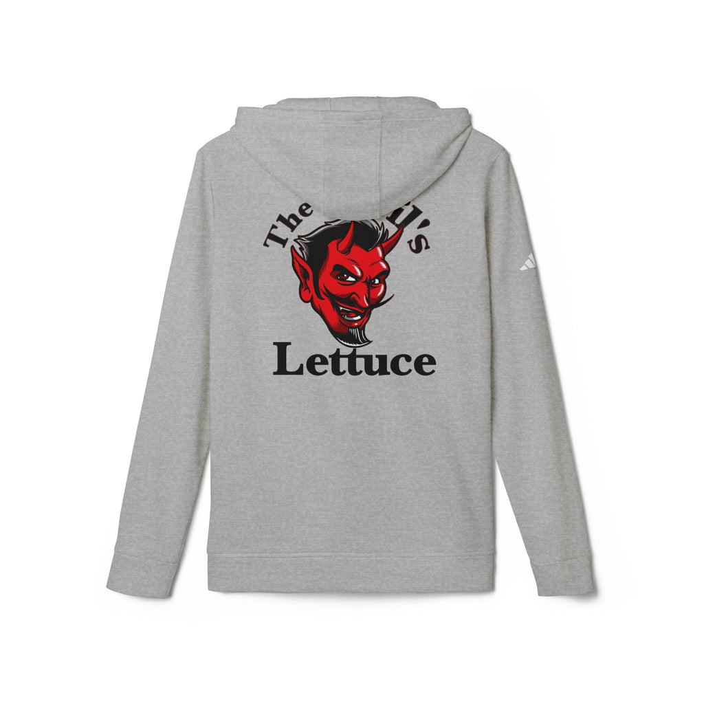 Devil’s Lettuce Hoodie — Graphic White Fleece Pullover