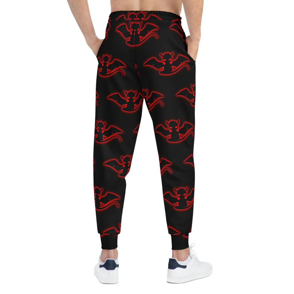 Athletic Joggers Black(red devil stamp)