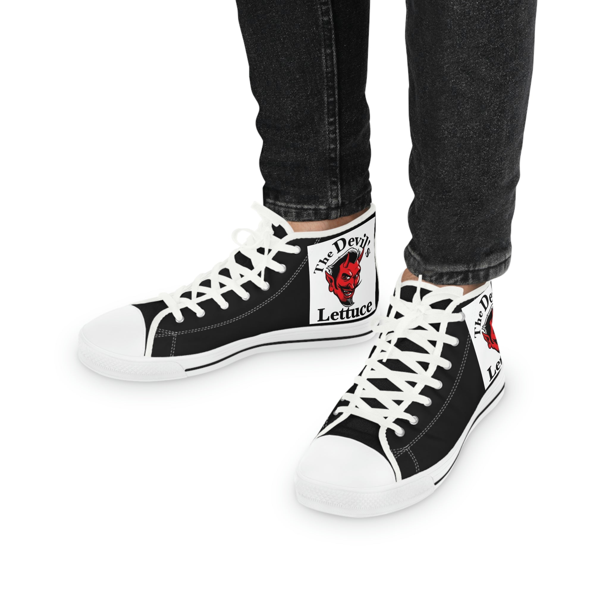 Men's High Top Sneakers Devil's Lettuce collection series 1