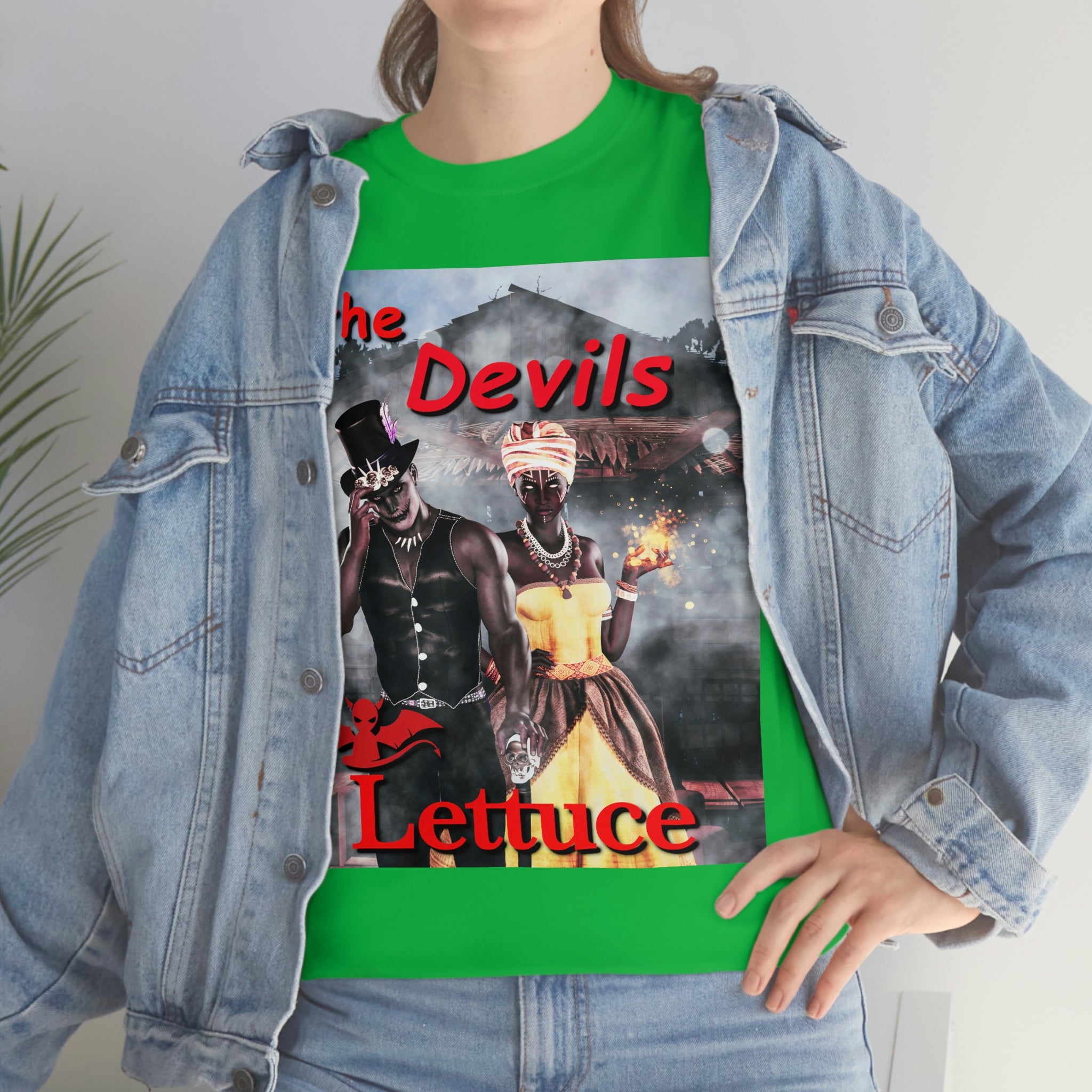 Devil's Lettuce Logo Cotton Tee(royalty)