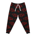 Athletic Joggers Black(red devil stamp)