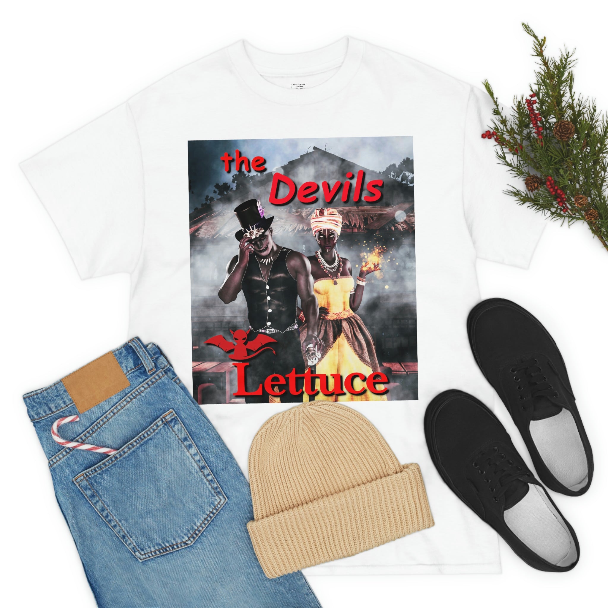 Devil's Lettuce Logo Cotton Tee(royalty)