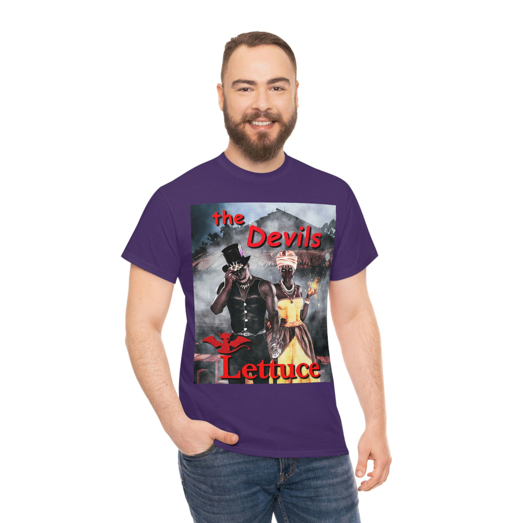 Devil's Lettuce Logo Cotton Tee(royalty)