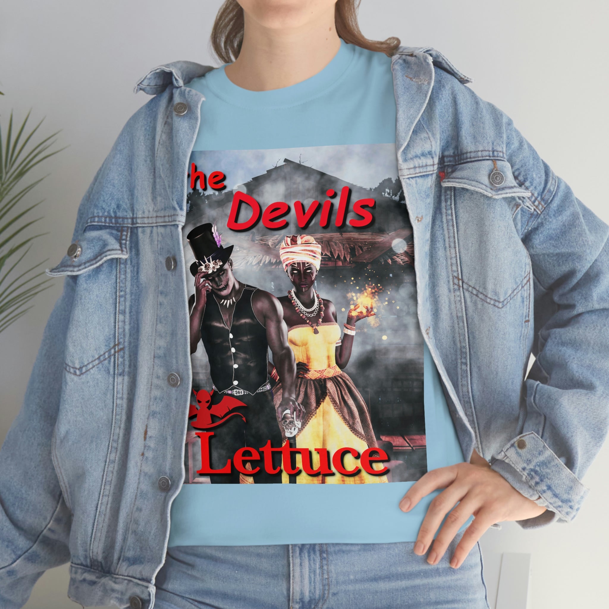 Devil's Lettuce Logo Cotton Tee(royalty)