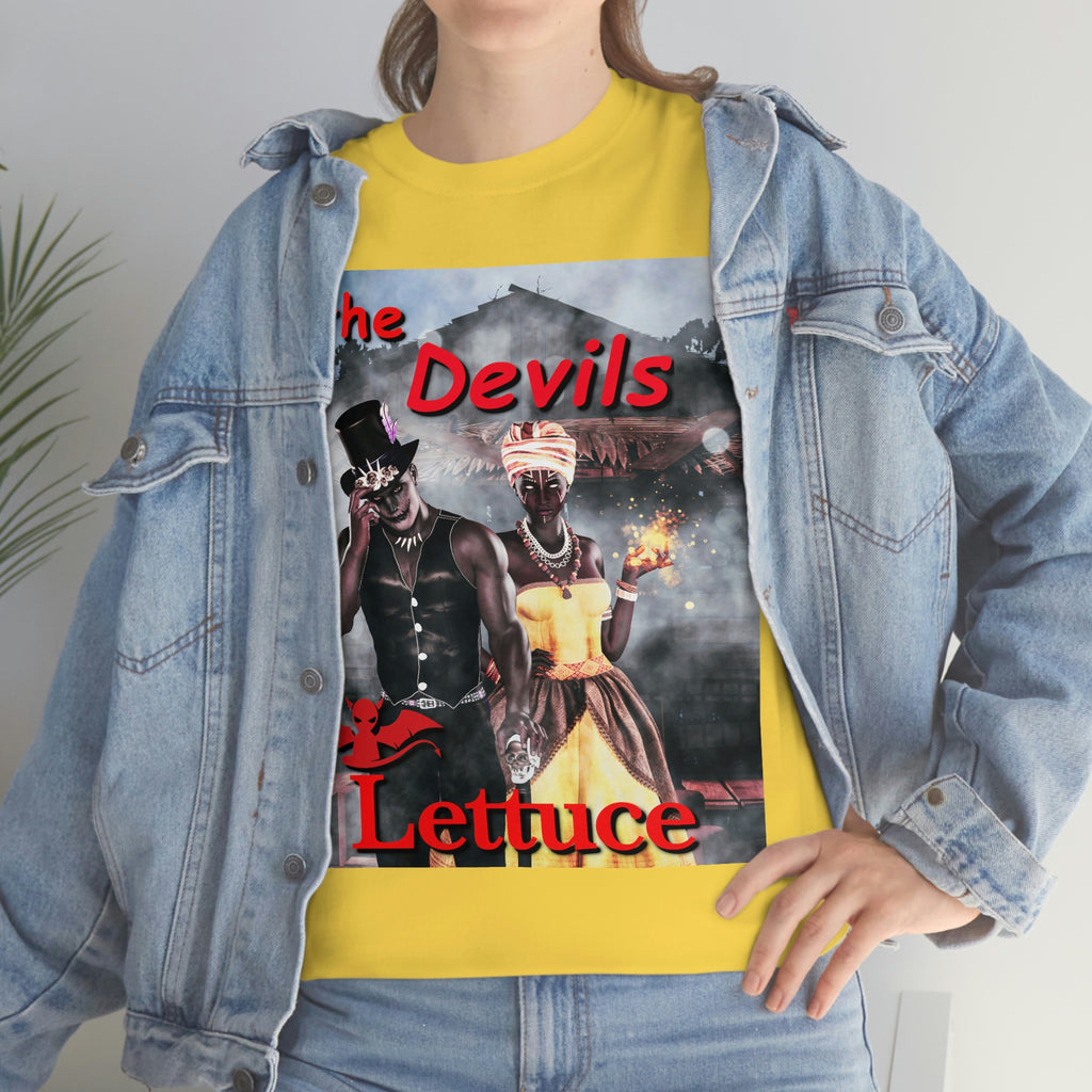 Devil's Lettuce Logo Cotton Tee(royalty)