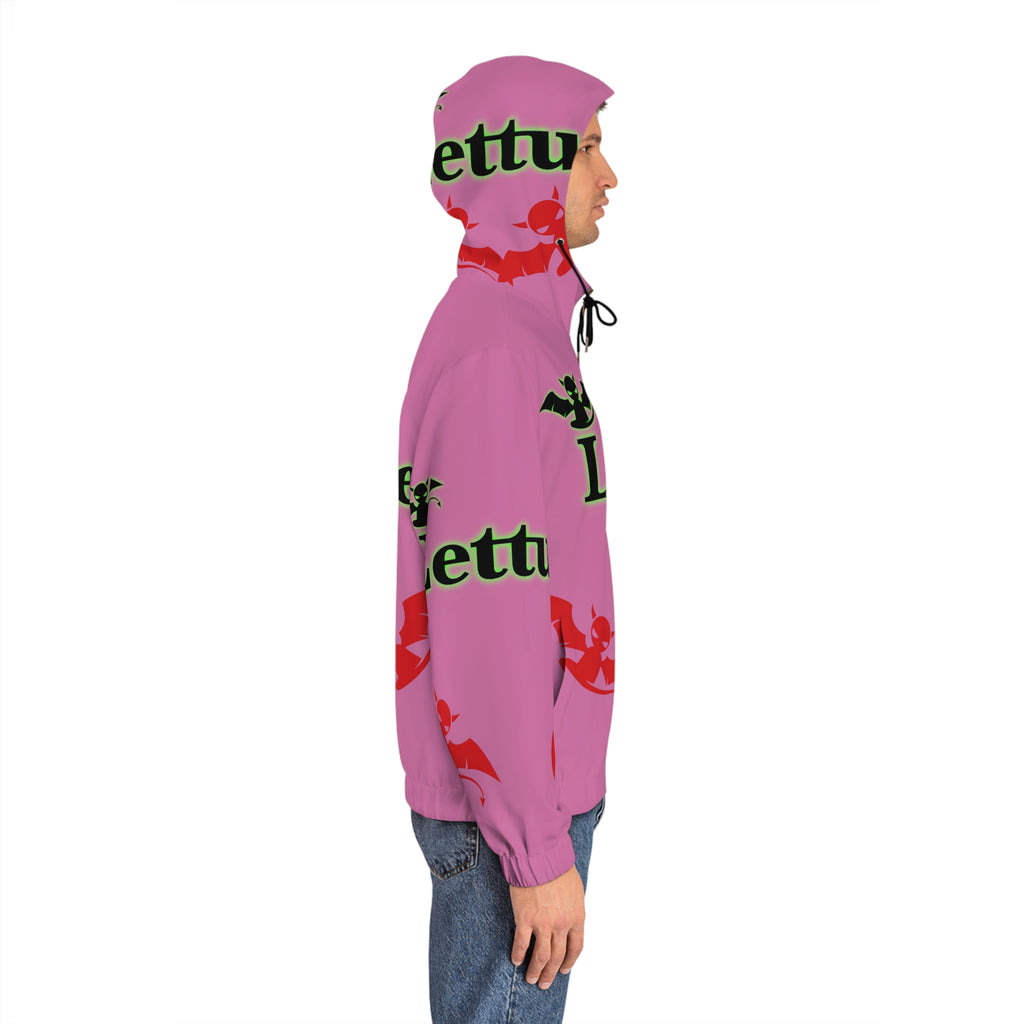 Men's Full-Zip Hoodie Devil's Lettuce Series 1 Pink