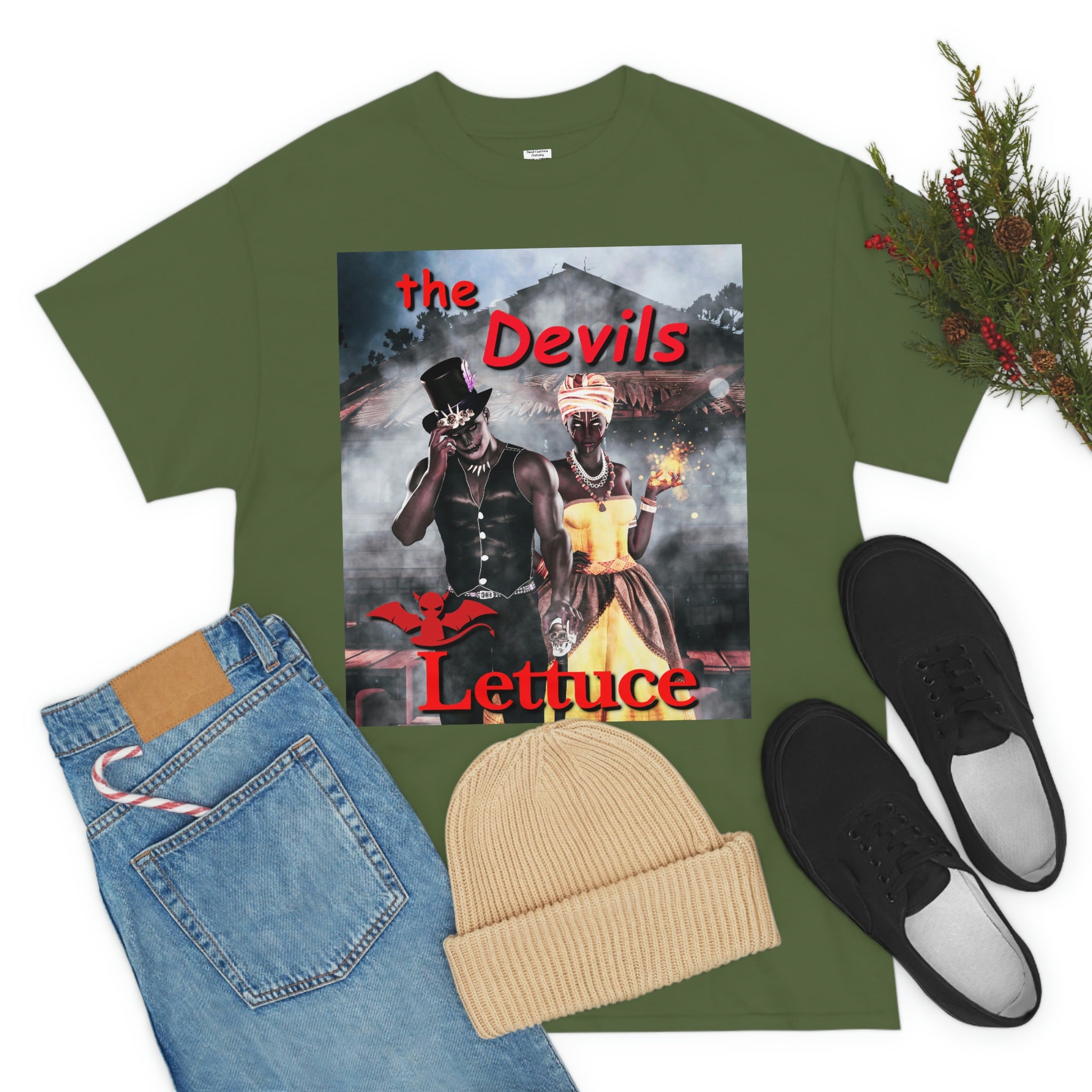 Devil's Lettuce Logo Cotton Tee(royalty)