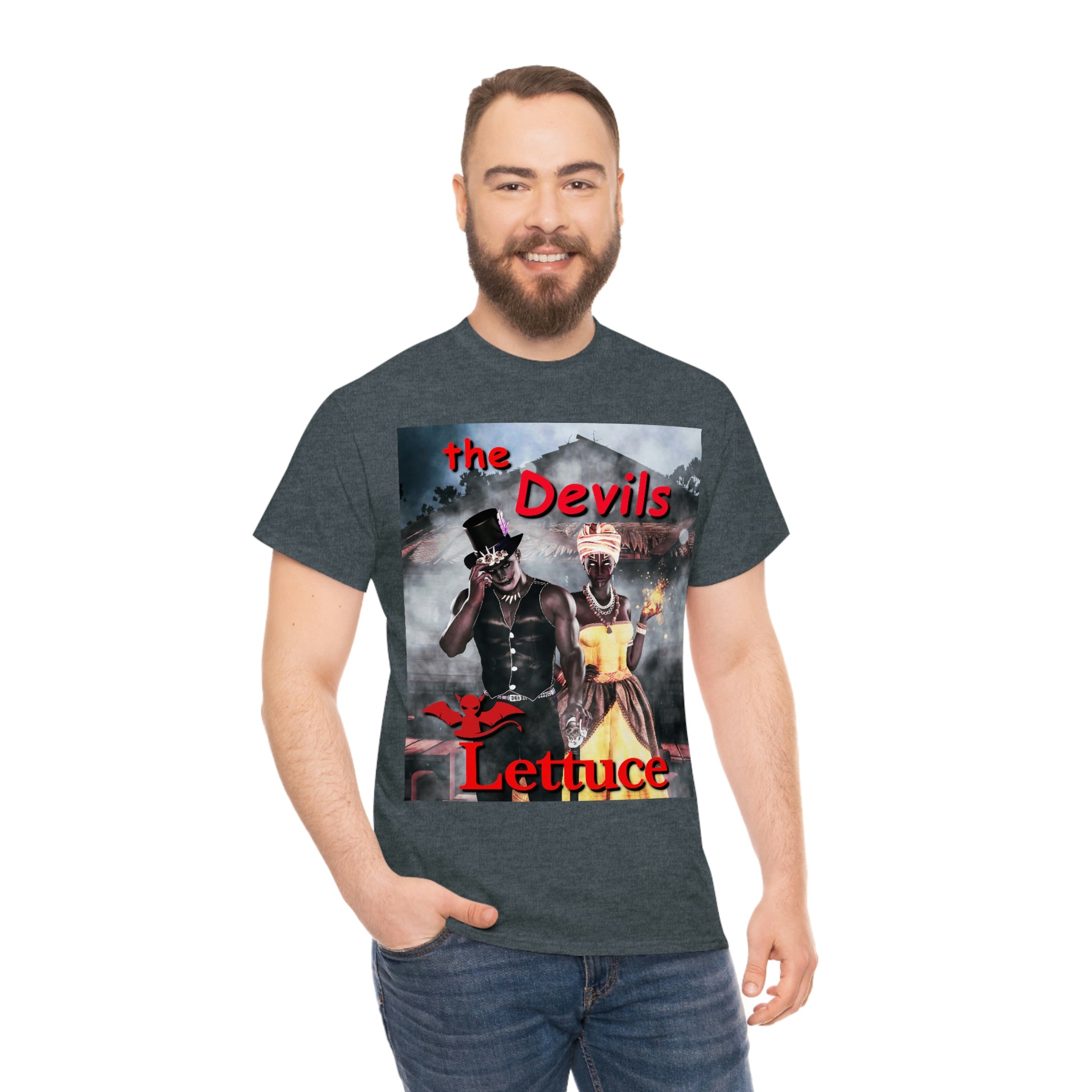 Devil's Lettuce Logo Cotton Tee(royalty)