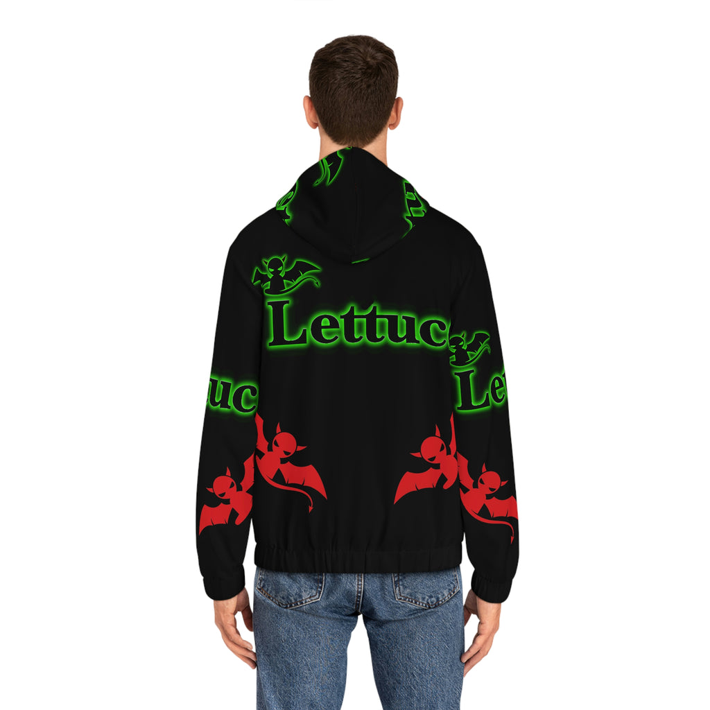 Men's Full-Zip Hoodie Devil's Lettuce Series 1 Black