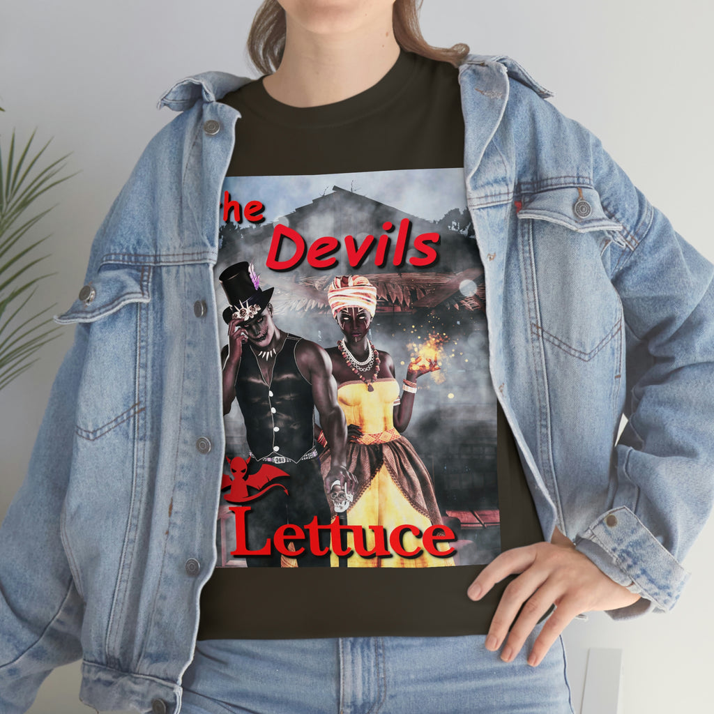 Devil's Lettuce Logo Cotton Tee(royalty)