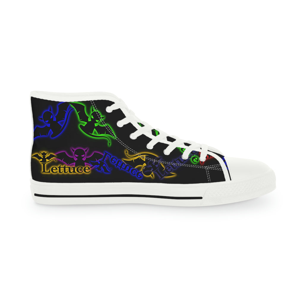 Men's High Top Sneakers, Devil's Lettuce Series 2