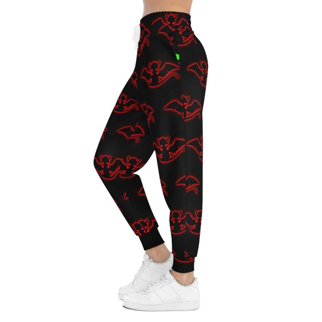 Athletic Joggers Black(red devil stamp)