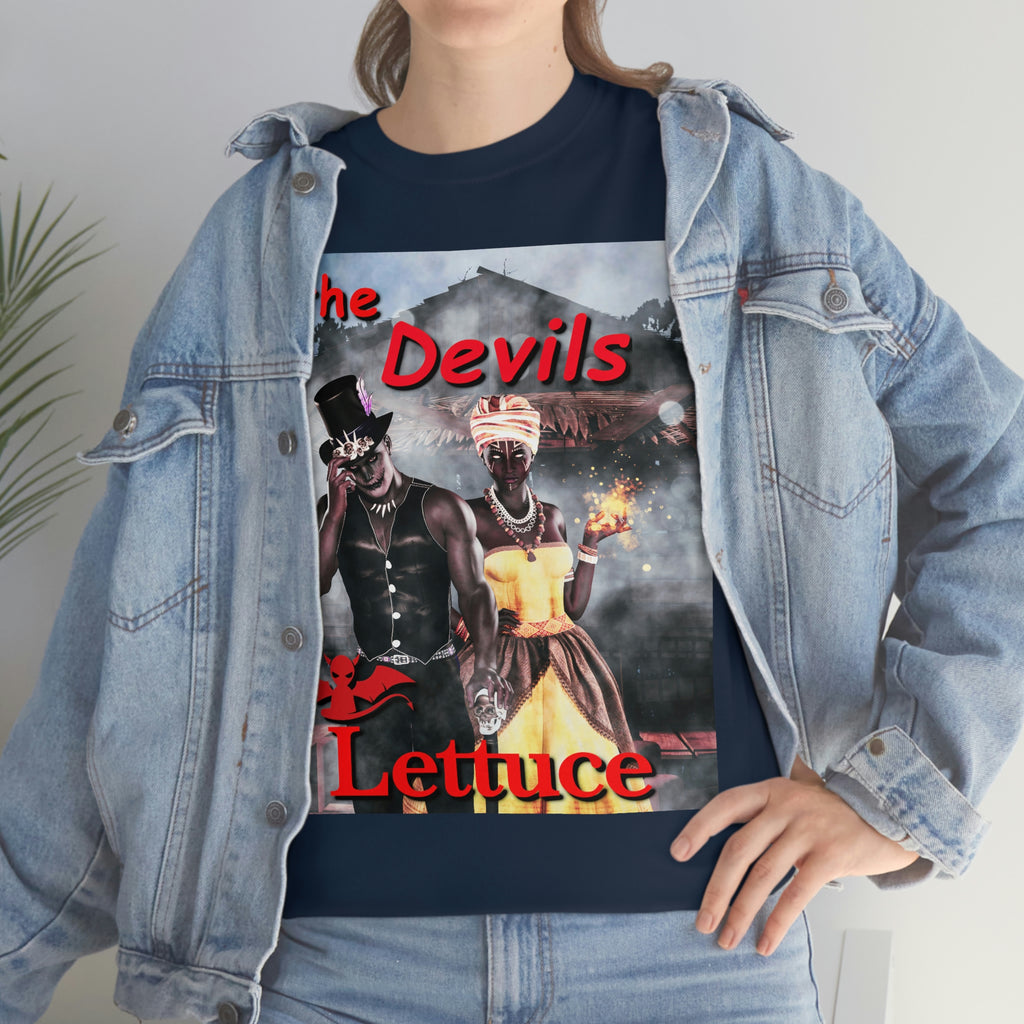 Devil's Lettuce Logo Cotton Tee(royalty)
