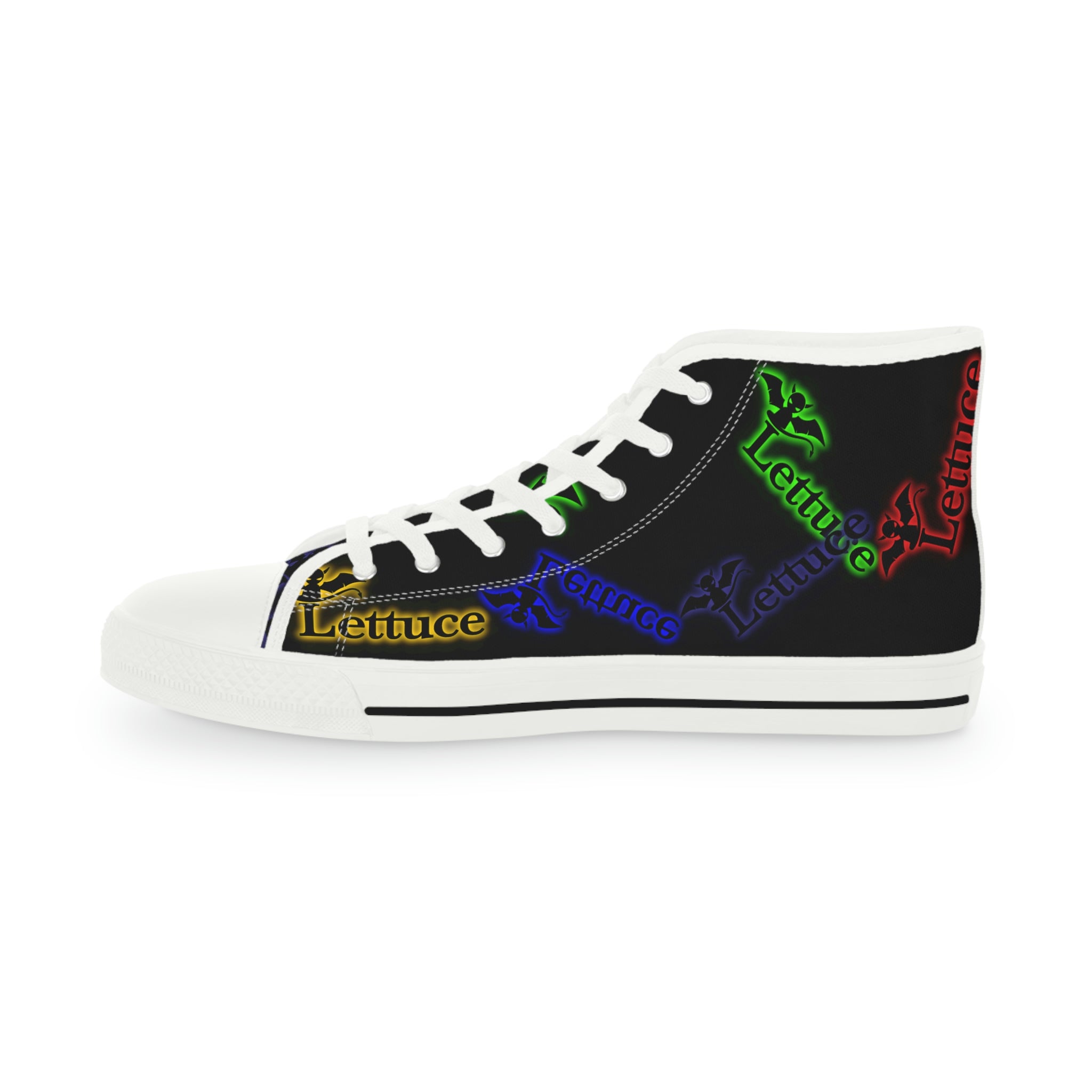 Men's High Top Sneakers, Devil's Lettuce Series 2