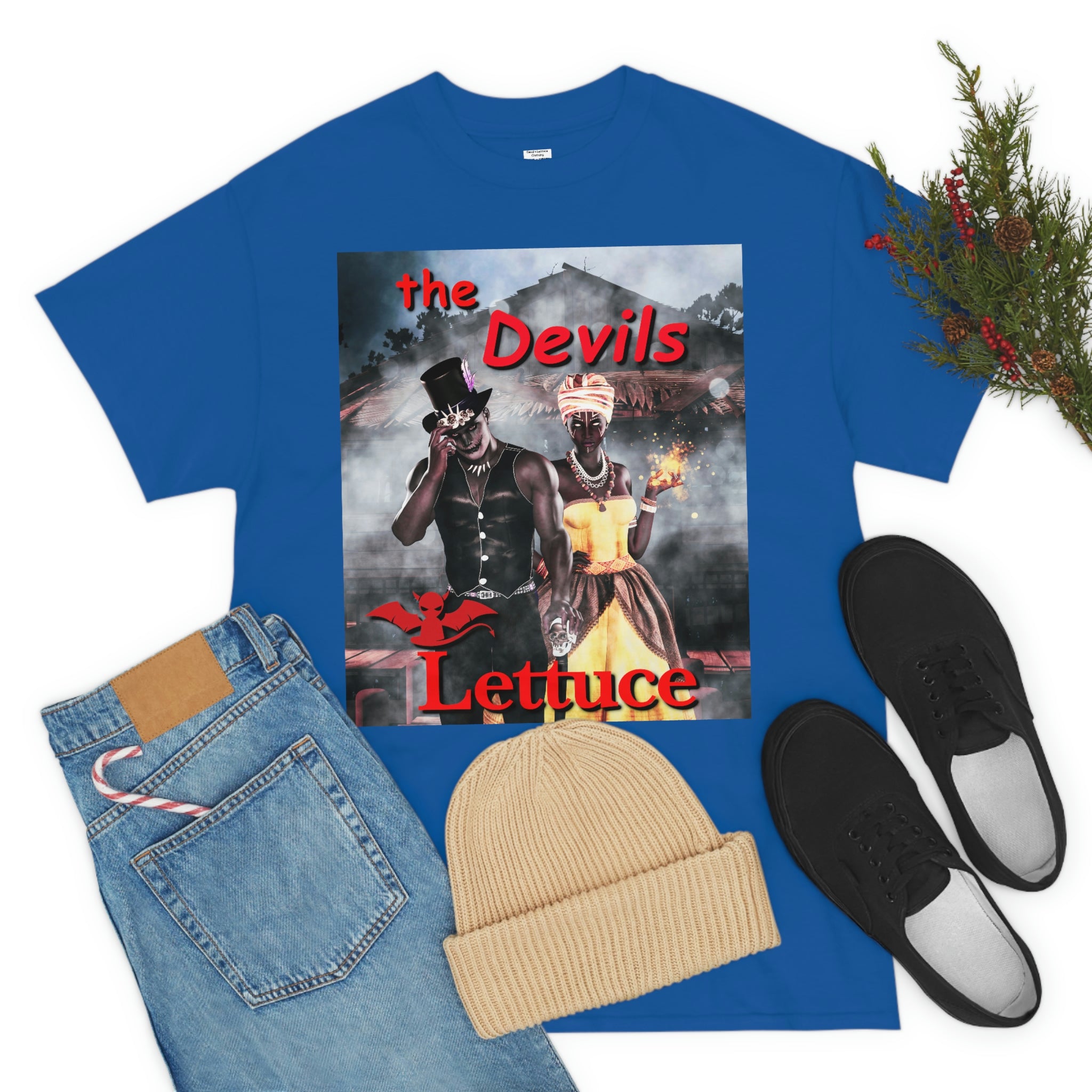 Devil's Lettuce Logo Cotton Tee(royalty)