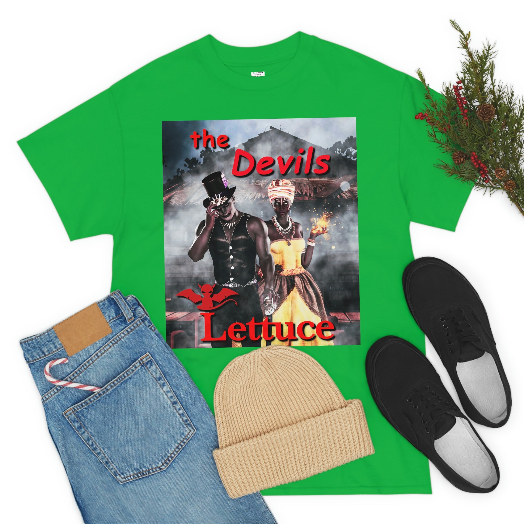 Devil's Lettuce Logo Cotton Tee(royalty)
