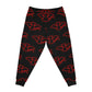 Athletic Joggers Black(red devil stamp)